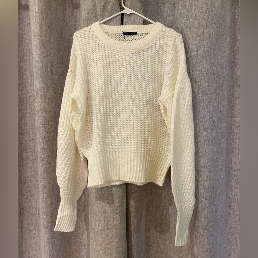 Zara Cream knit sweater